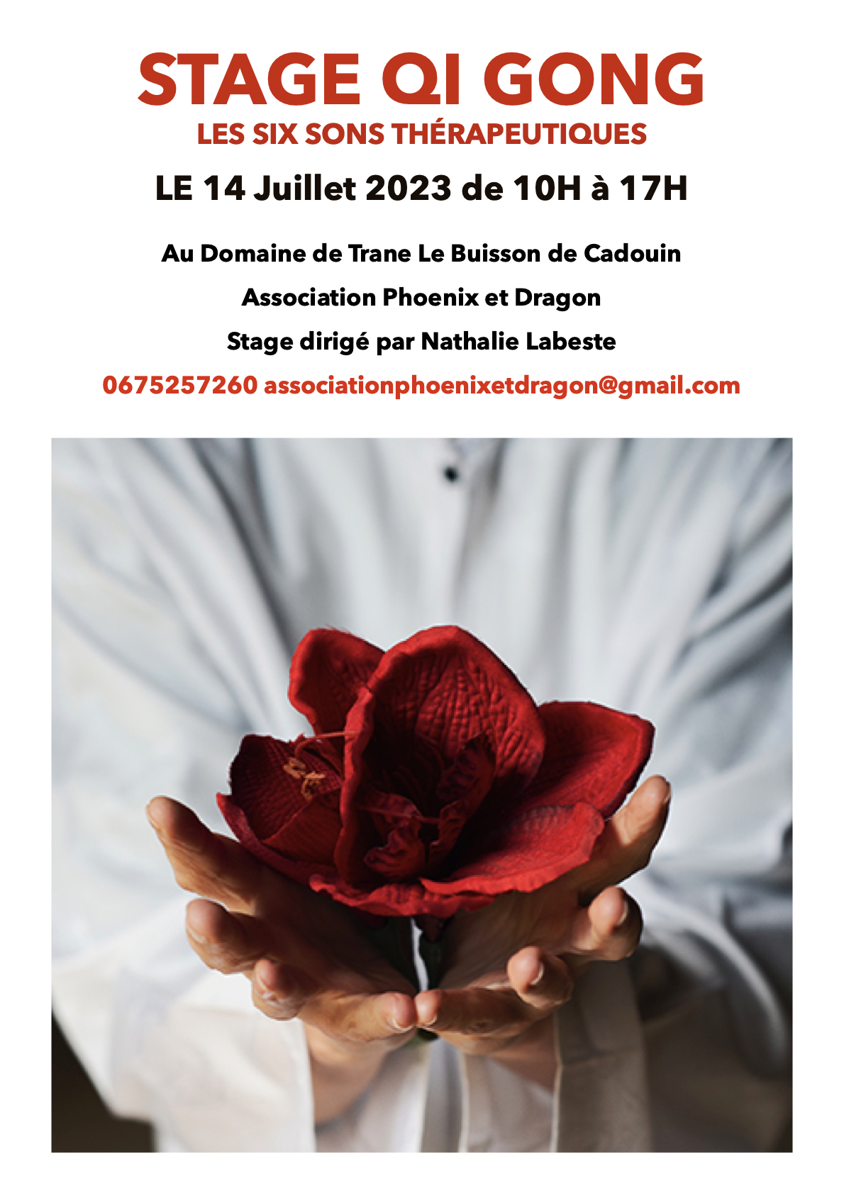 ‎Affiche stage Juiilet 2023.‎1